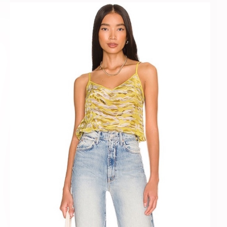 Nwot Allsaints 100 Viscose Printed Cami Size 0